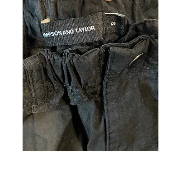 Sampson and Taylor Black Cargo Ankle Cuffed Joggers Mens S - Picture 3 of 3